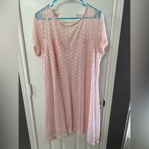 Lane Bryant new Women’s pink dress. Size 22/24P